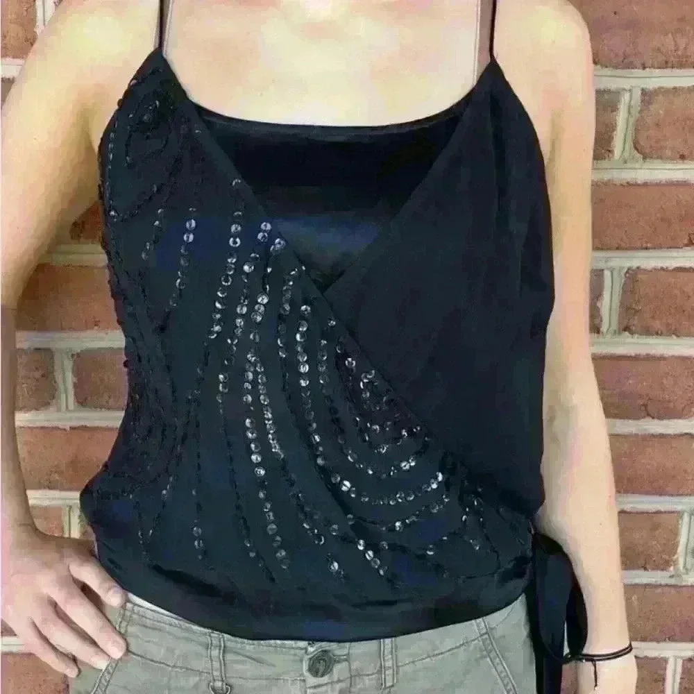 BR silk and sequins‎ tank  size XS - Picture 1 of 7